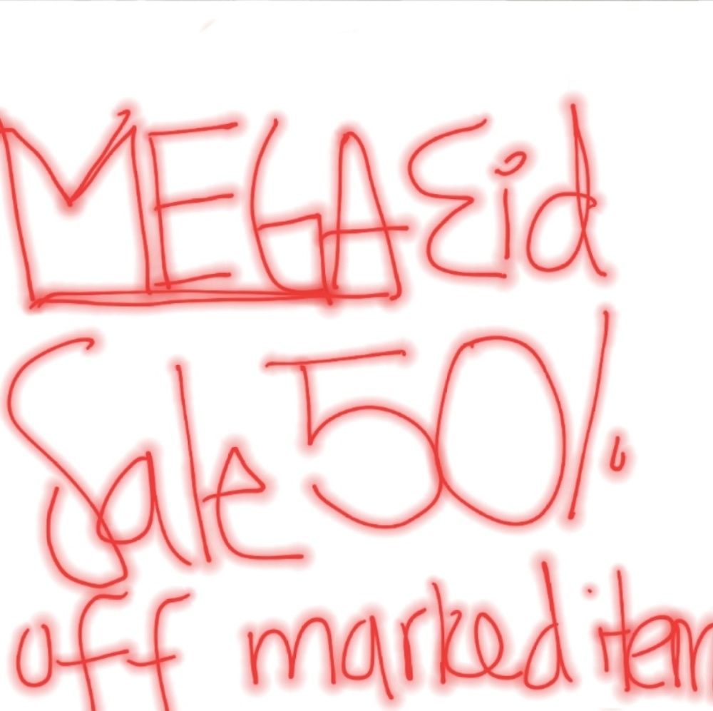 50%off all items marked with ⭐🌙
